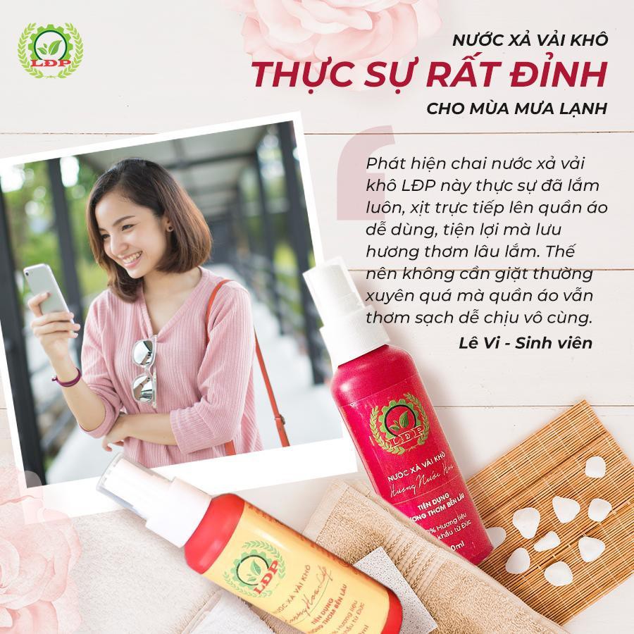 (yêu thích)(HCM)XỊT XẢ VẢI KHÔ - LÂM ĐẠI PHÚC ( Hương nước hoa . Comfo)