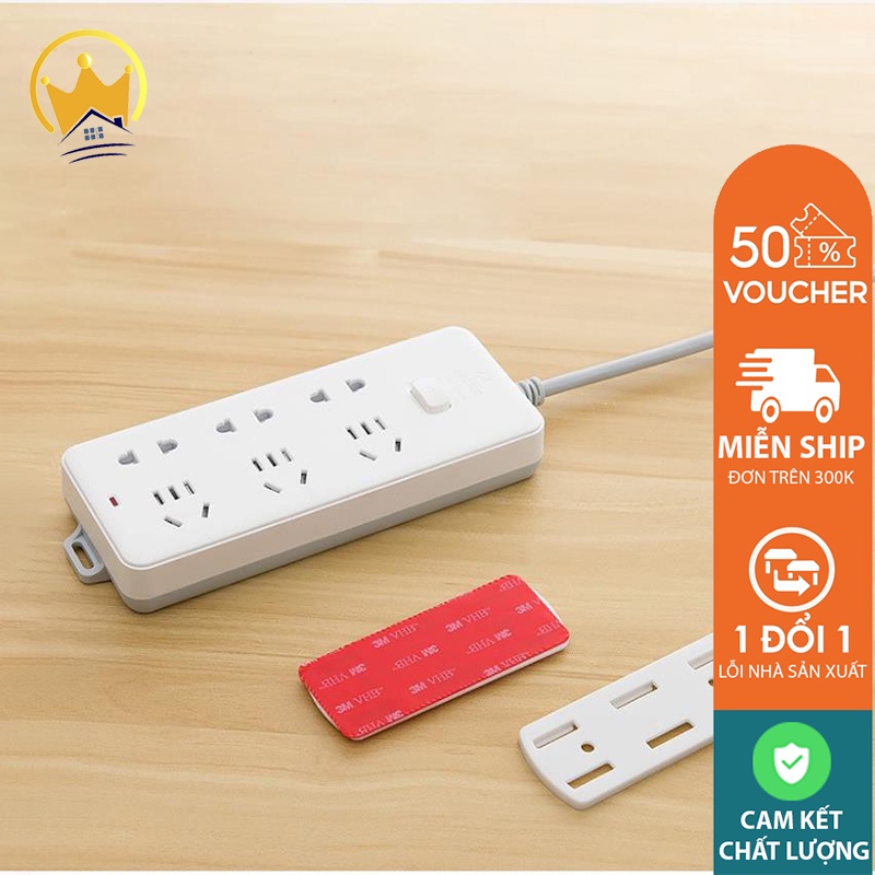 Miếng Dán Tường Treo Ổ Cắm Điện, Modem Wifi/ Giá Đỡ Treo Tường Cố Định Ổ Cắm Điện