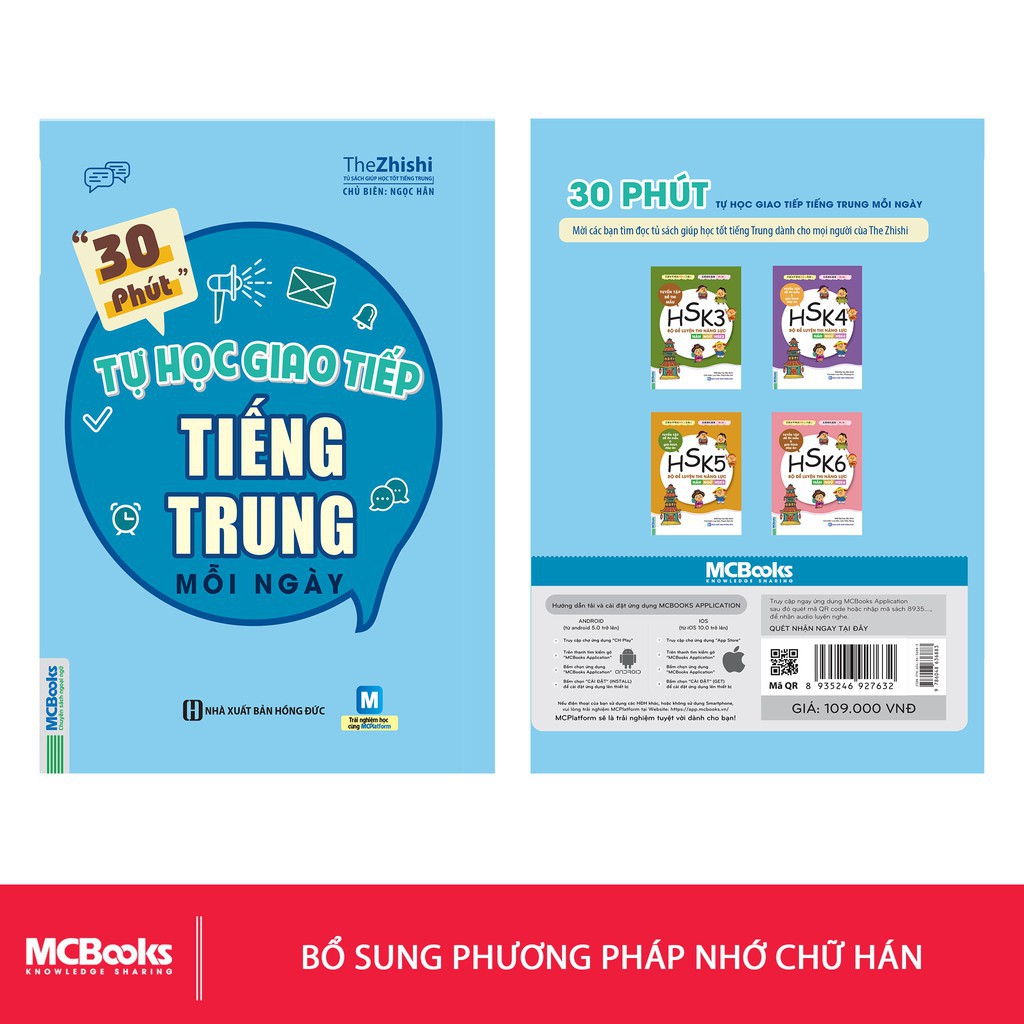 Sách - 30 Phút Tự Học Giao Tiếp Tiếng Trung Mỗi Ngày (Tái bản 2019) - MCBooks | BigBuy360 - bigbuy360.vn
