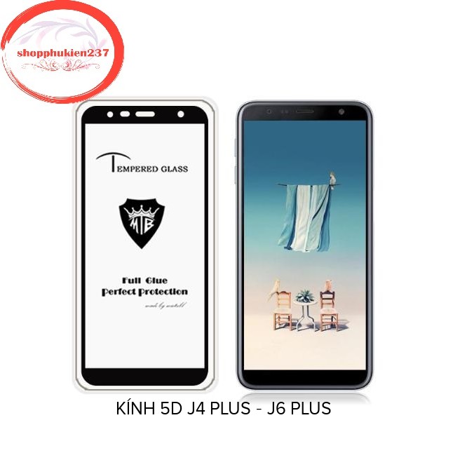 [Freeship toàn quốc từ 50k] KÍNH CƯỜNG LỰC 5D SS GALAXY J6 PLUS, J4 PLUS FULL MÀN HÌNH CAO CẤP
