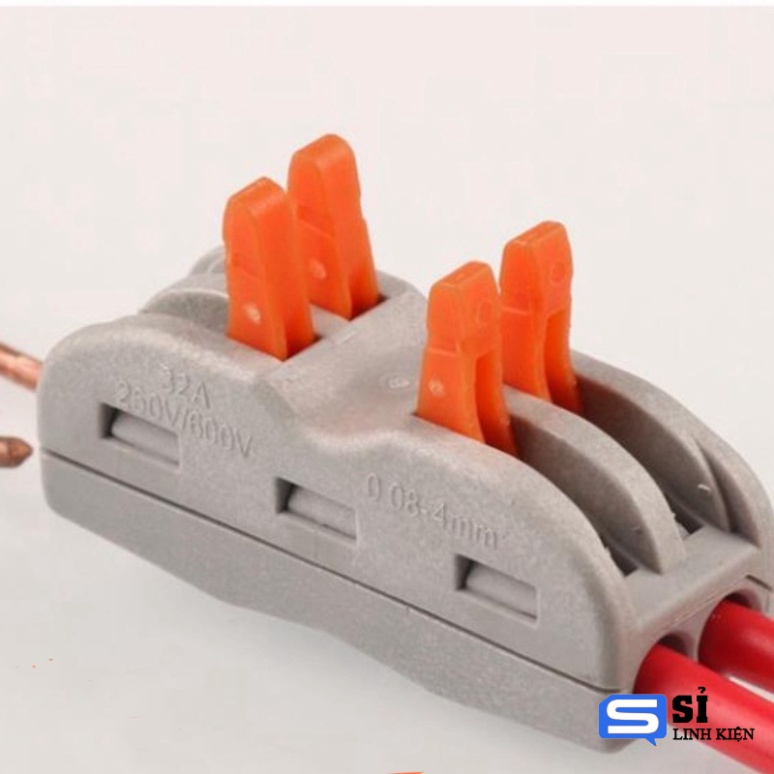 Cút nối dây điện nhanh 2 đầu 4 cổng KV774-4P2