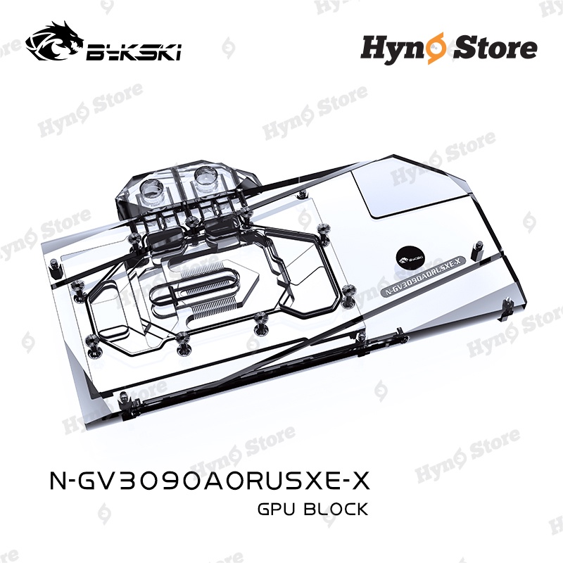 Block tản nhiệt nước VGA Gigabyte 3090 AORUS EXTREME tản nhiệt nước custom - Hyno Store