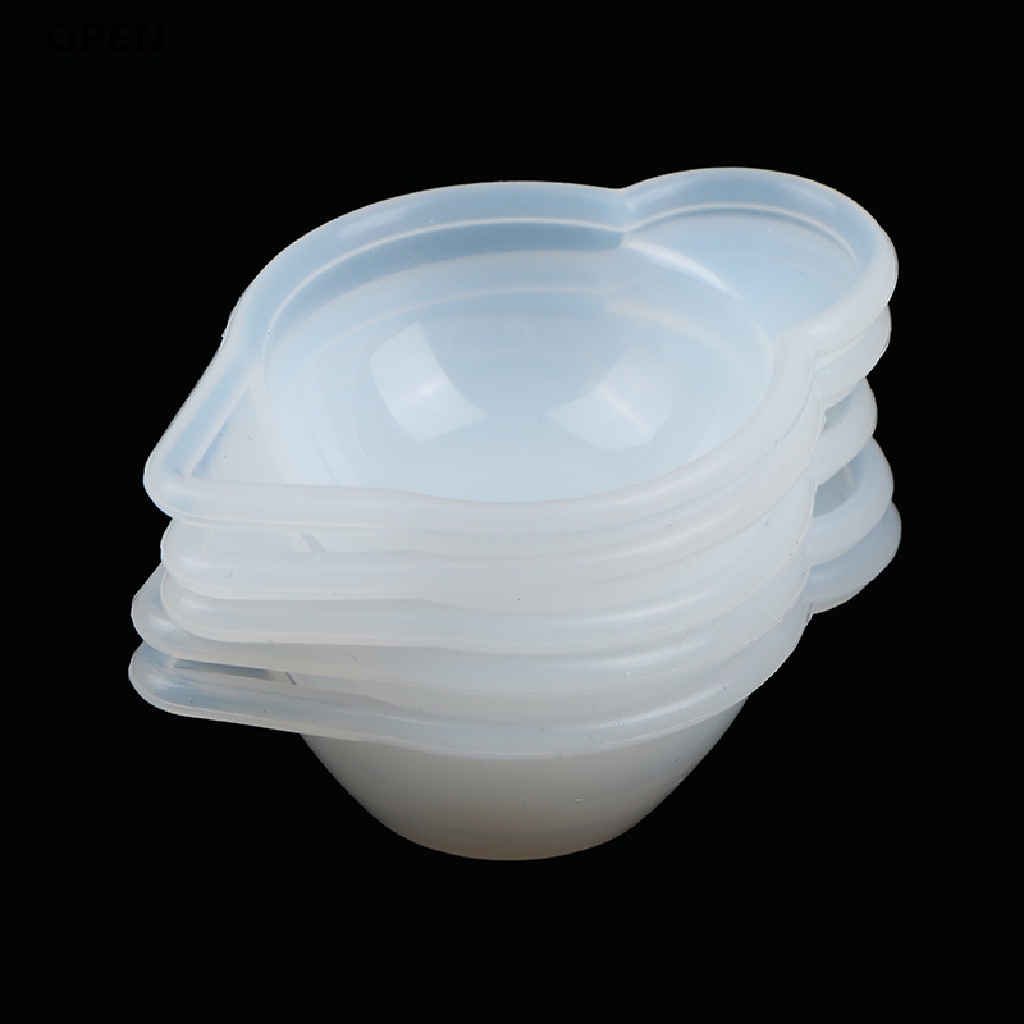 Set 5 Cốc Silicone 10ml Làm Đồ Thủ Công Resin Epoxy UV DIY