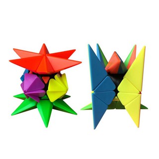AD 3D Unique Discrete Type Pyramid / Pineapple Shape Magic Cube Children Puzzle