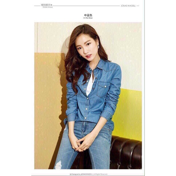 Áo Sơ Mi Jean Nữ Hàng VNXK