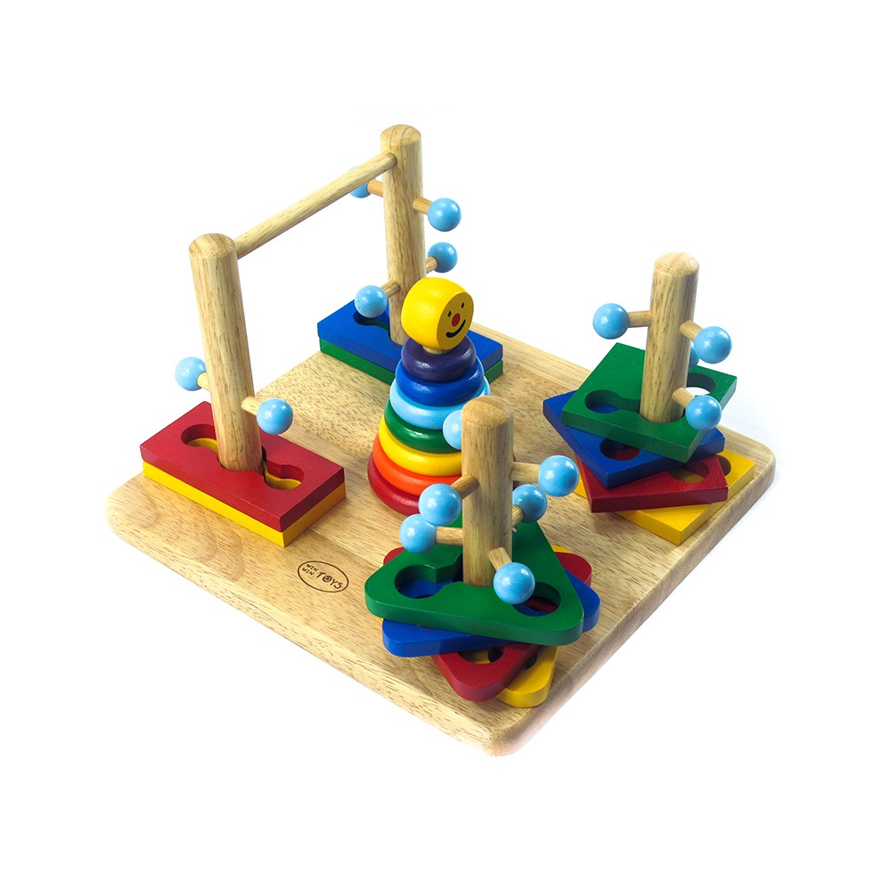 Đồ chơi gỗ Winwintoys - Đường luồn lý thú 65072