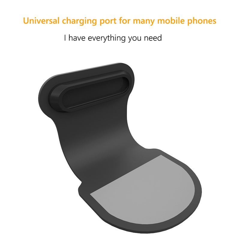 Ốp Điện Thoại Silicone Tích Hợp Cổng Sạc USB Chống Bụi Chống Thấm Nước Chống Mất Cho iPhone Type C &amp; Micro USB