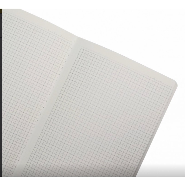 Vở Klong B5 80 trang caro MS 834 may dán gáy màu Pastel, cuốn tập sổ Klong