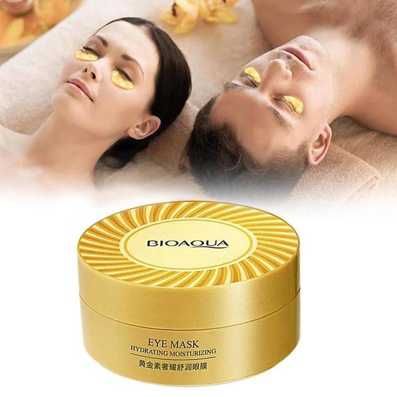 60 Miếng Mặt Nạ Tinh Chất Vàng Collagen Quầng Thâm Và Bọng Mắt BIOAQUA