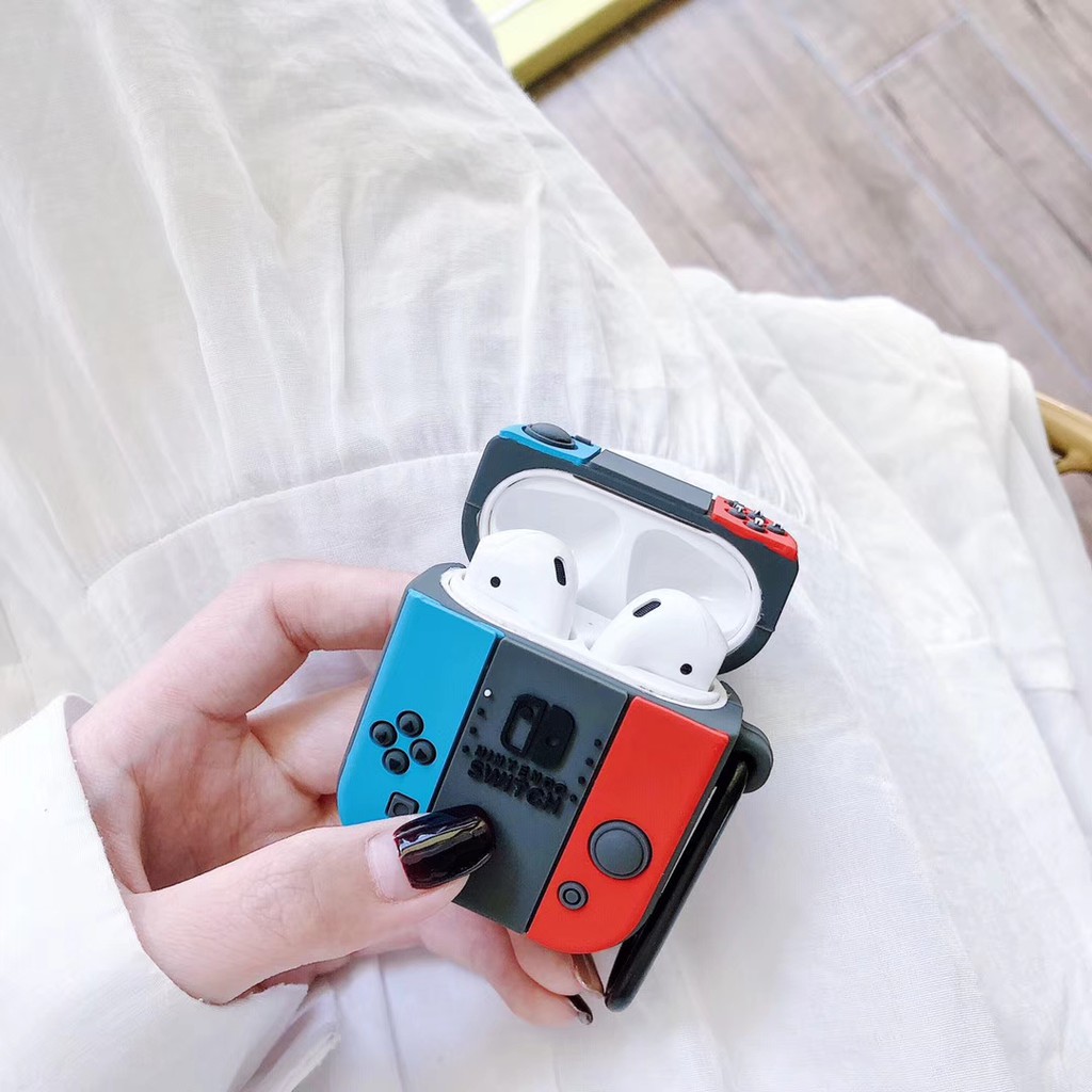 Mềm Silicone Airpods1/2 PRO - Thời trang 3D SWITCH Case phù hợp cho Apple Airpods1/2/PRO #HG106