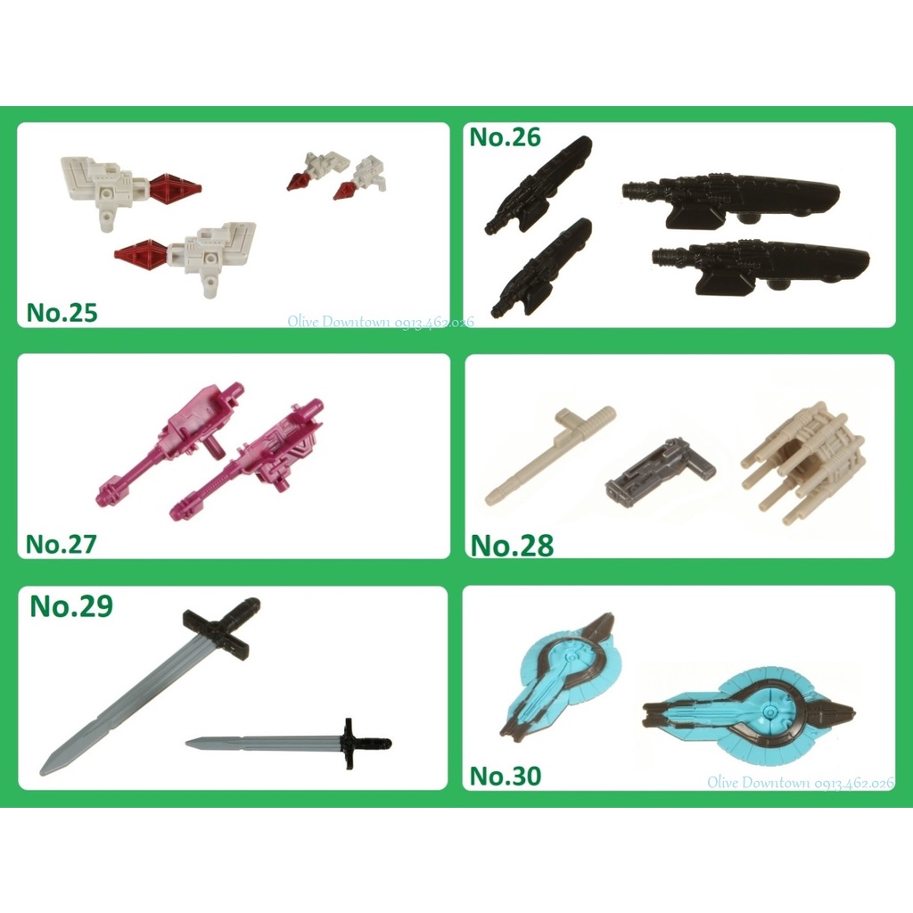 🔸️Phụ kiện Robot - TRANSFORMERS Accessories