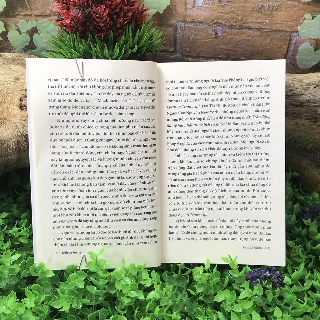 Sách - Hai số phận  - Jeffrey Archer - Thanh Hà Books HCM