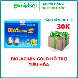 Bio-acimin Gold men vi sinh hỗ trợ tiêu hóa cho bé hộp 30 gói