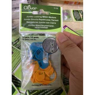 Ghim đánh dấu đan móc clover