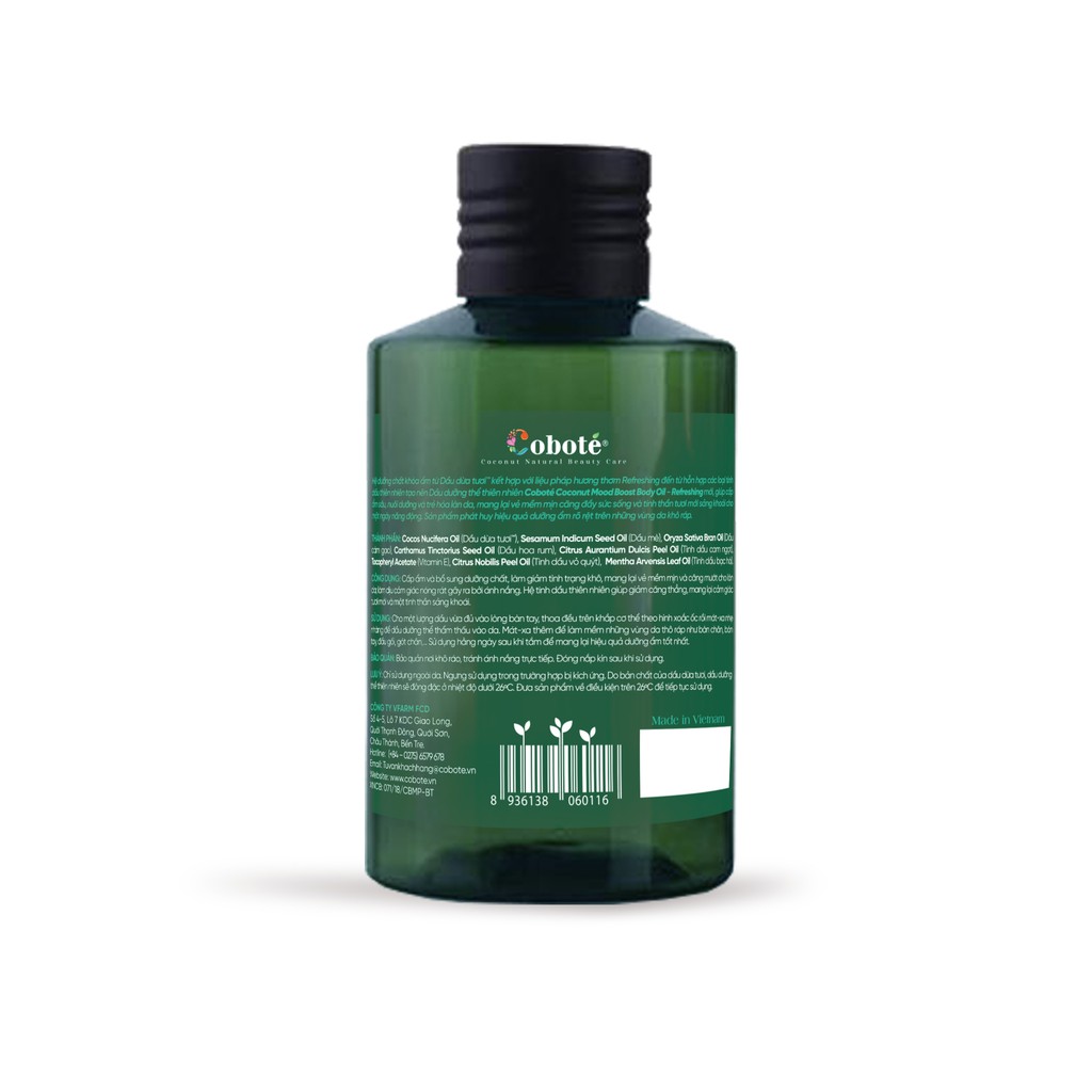 Dầu dưỡng thể thư giãn Coboté 100ml