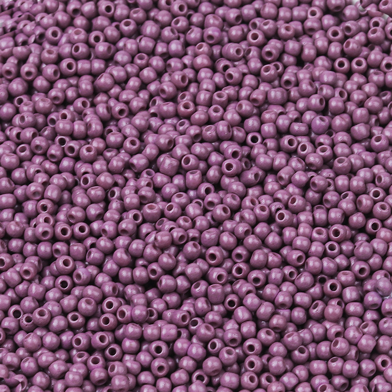 Hộp 1000 hạt xỏ lỗ bằng thủy tinh hình tròn đường kính 2mm dùng làm trang sức