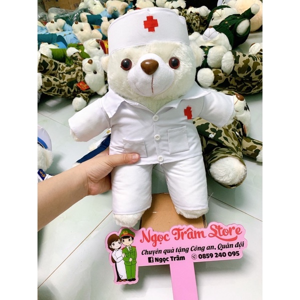 Gấu bông bác sĩ, y tá 45cm