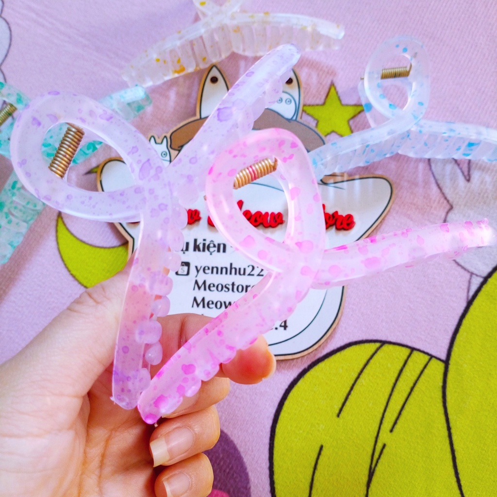 Ảnh MeowMeow Kẹp Tóc Càng Cua Hàn Quốc Nhiều Mẫu- Kẹp Tóc Hàn Quốc