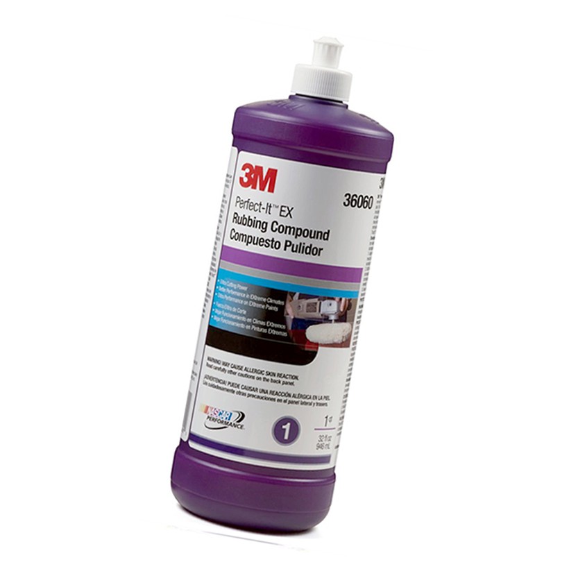 [Voucher giảm 40k đơn 499k]Tặng miếng thơm - Dung dịch đánh bóng bước 1 3M - PN36060 3M PERFECT-IT EX RUBBING COMPOUND 9