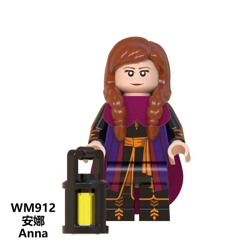 Bộ Mô Hình Lắp Ghép play Hình Công Chúa Anna Elsa WM6084