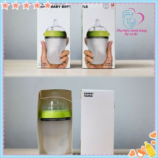 🔰 bình sữa cmtm mỹ 150ml/250ml - bình silicon siêu mềm ✅
