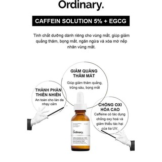 Serum mắt Caffeine Solution 5% + EGCG - The Ordinary