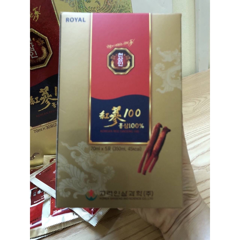 Nước Hồng Sâm Nguyên Chất 100% BIO