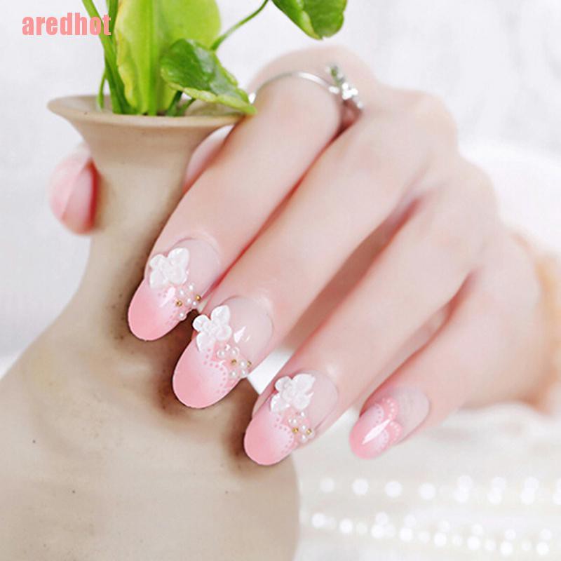 Set 24 Móng Tay Giả Đính Đá Lấp Lánh Dễ Thương
