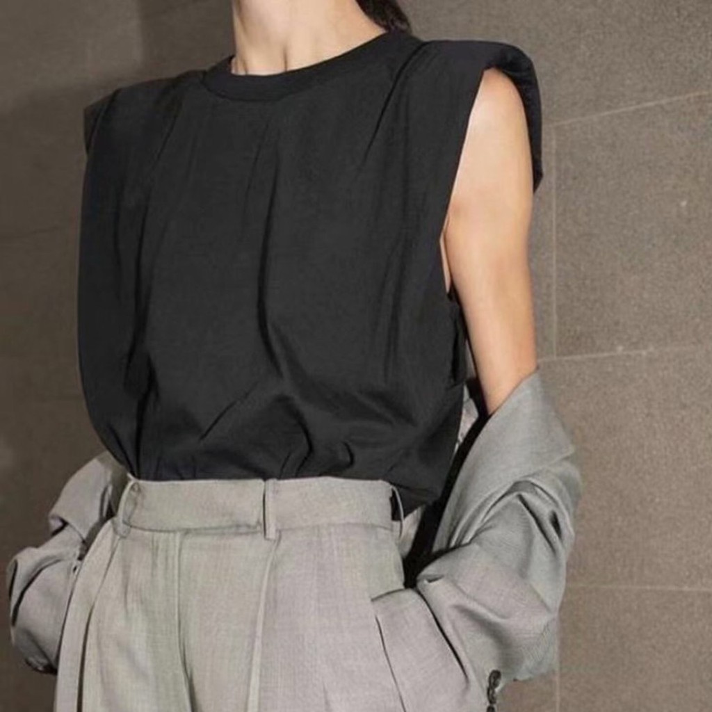 Áo Sát Nách Độn Vai Kiểu Dáng Trẻ Trung | BigBuy360 - bigbuy360.vn