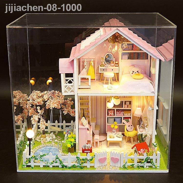 ☸™Cutebee Nhà búp bê Tự làm bằng gỗ DIY không có gì ngọt ngào