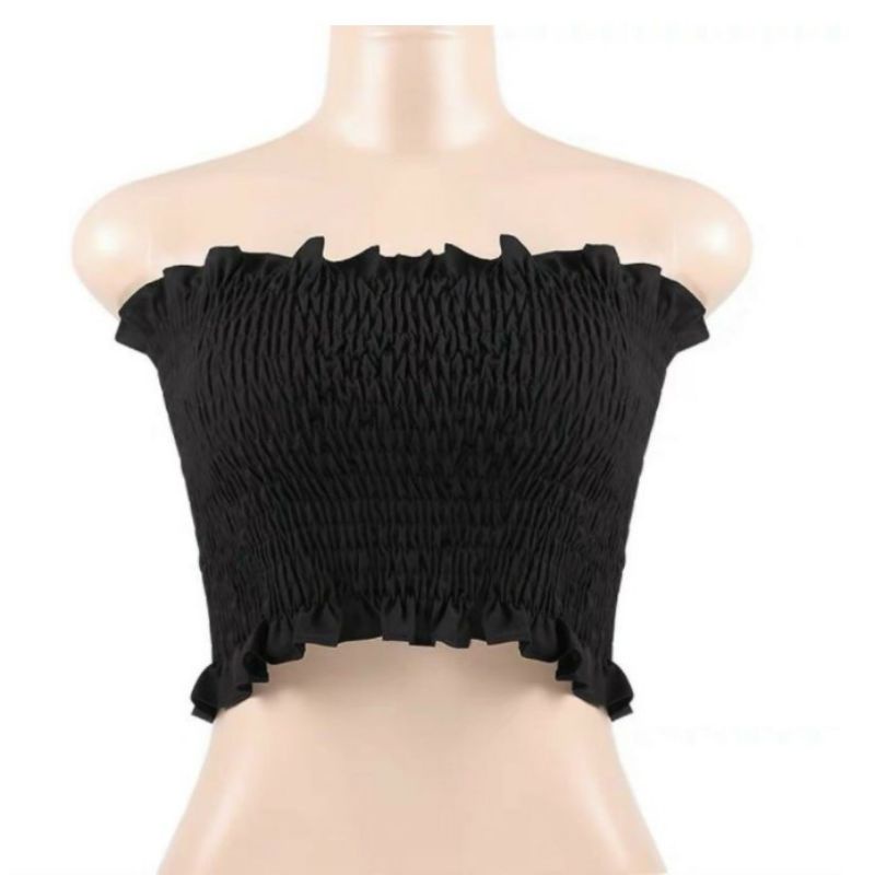 Áo ống nhún thun croptop