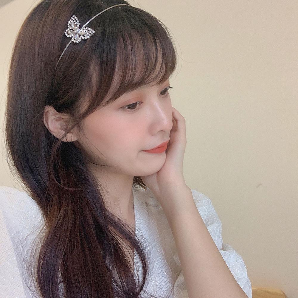 Băng Đô Hình Bướm Lấp Lánh Thanh Lịch|Băng Đô Cài Tóc Phong Cách Hàn Quốc Xinh Xắn Cho Nữ