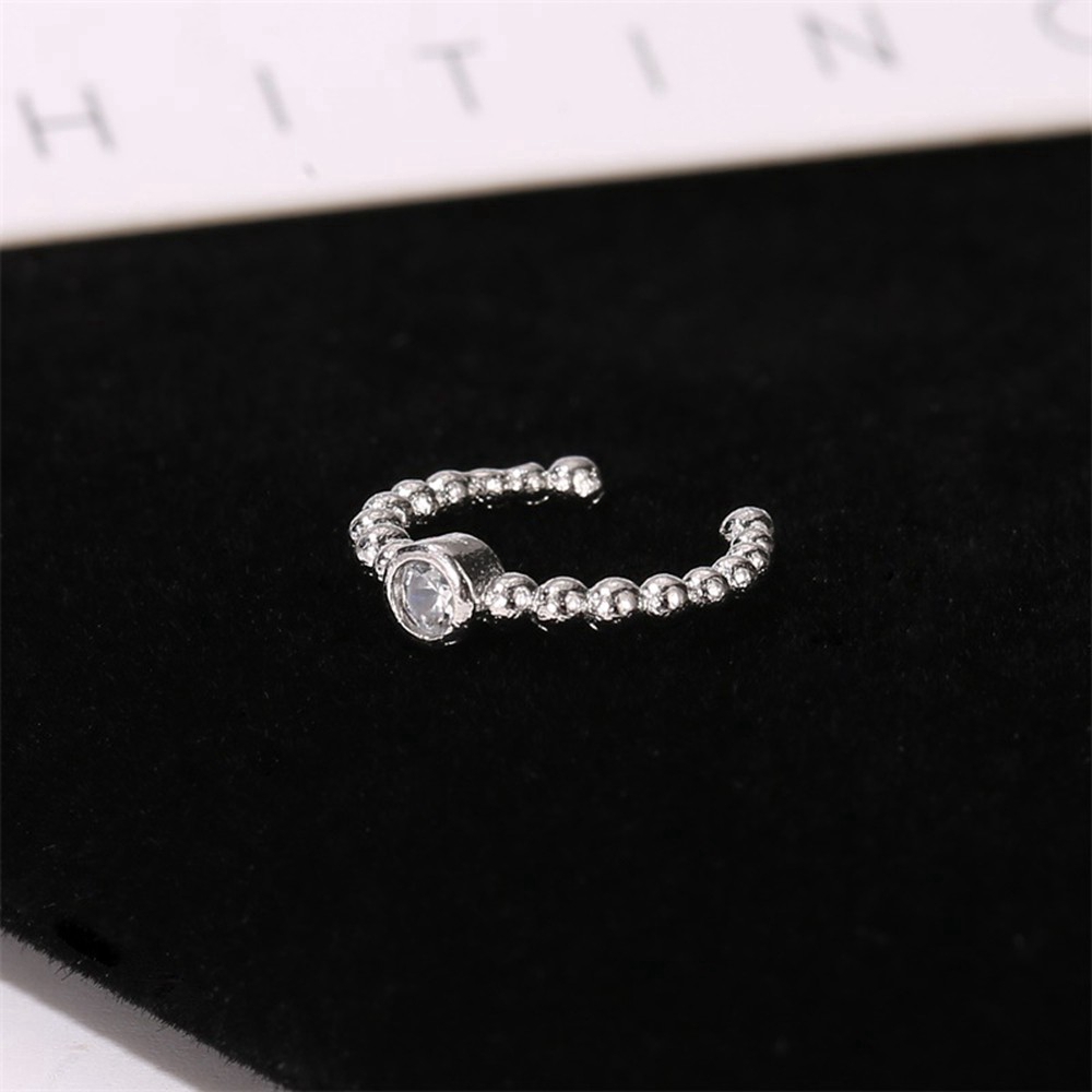 Khuyên Kẹp Vành Tai Thiết Kế Hạt Thời Trang Cá Tính Cho Nữ