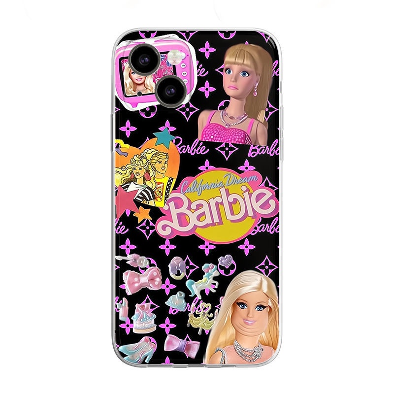 Disney Ốp Điện Thoại TPU Mềm Chống Sốc Hình Búp Bê Barbie Cho IPhone 14 12 PRO 12Promax mini 11 PRO 11PROMAX 13 PRO 13PROMAX Xs Max XR 6 7 8 Plus