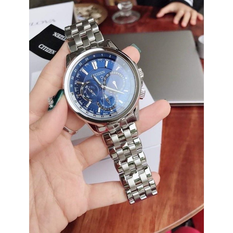 Đồng hồ nam CITI.ZEN WORLD TIME MEN'S WATCH DIAL BLUE &amp; RAY ... .