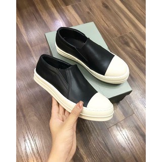 (XỊN) GIÀY SLIPON DA RICK OWENS
