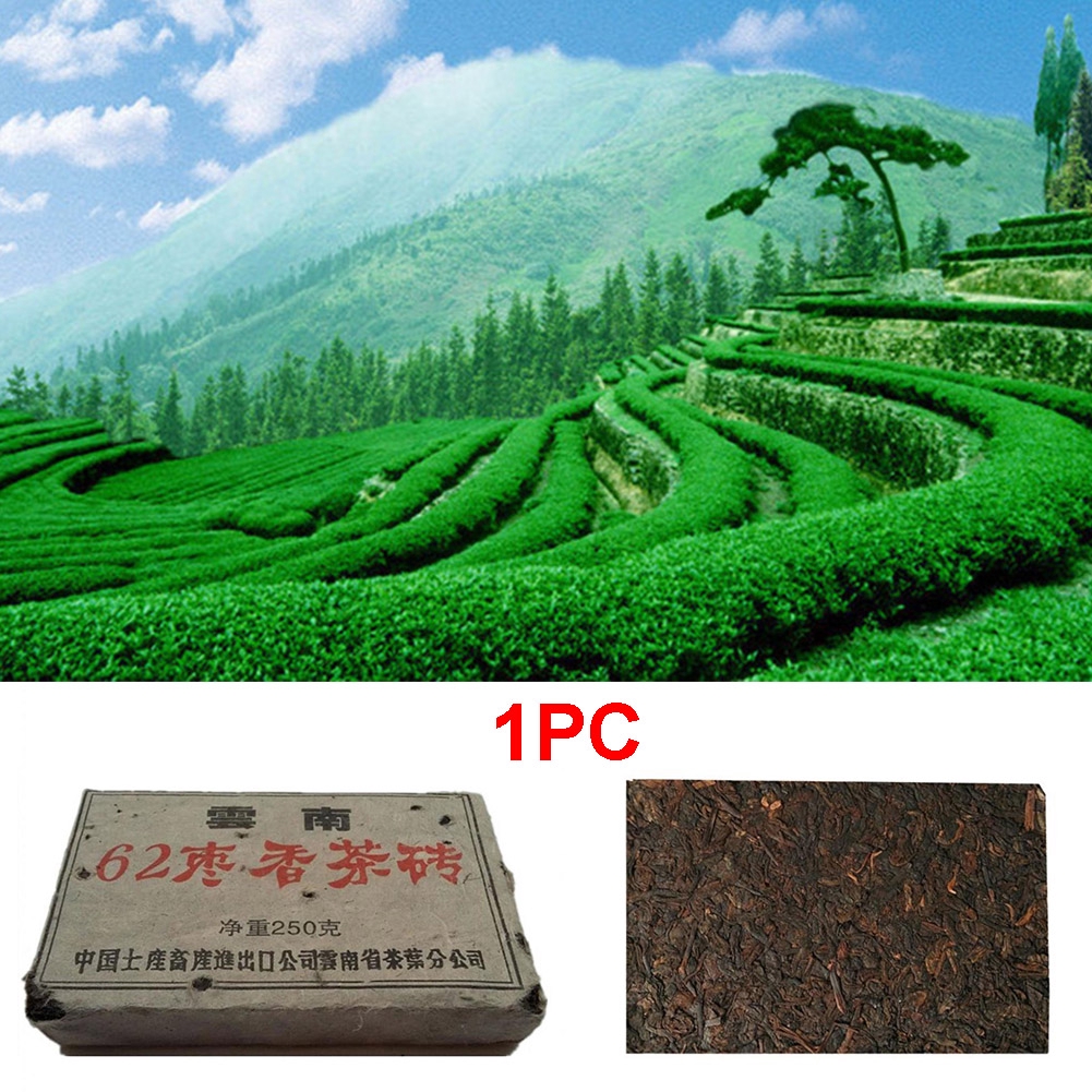 Puer Tea Brick Ancient Tree Pu-erh Yunnan Pu'er Puerh Ripe
