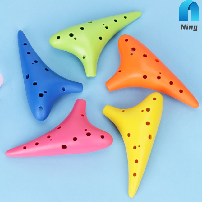 Sáo Ocarina 12 Lỗ Bằng Nhựa Chuyên Dụng Cho Người Mới Bắt Đầu