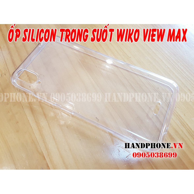 Ốp lưng Silicon TPU cho điện thoại Wiko View Max màu đen