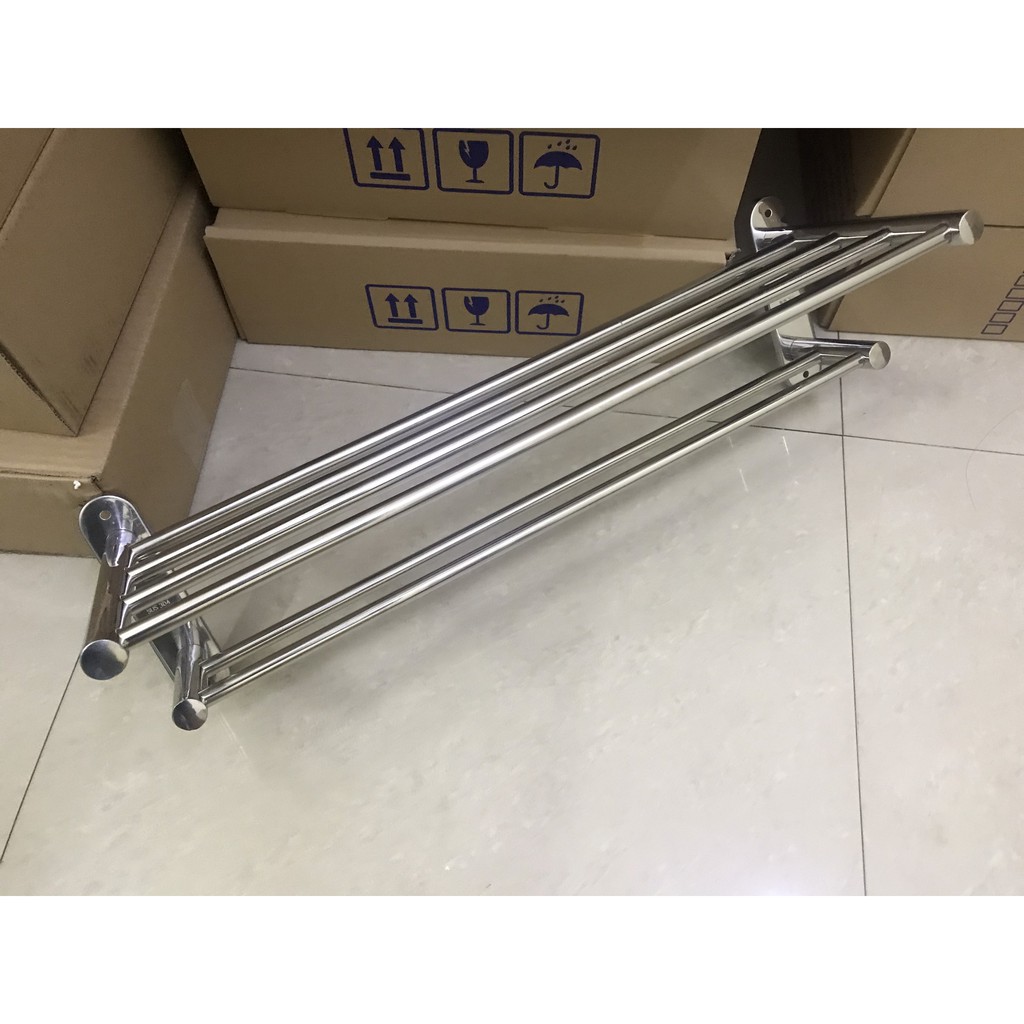 Thanh Treo Khăn 2 Tầng Inox 304 Cao Cấp MKT-01