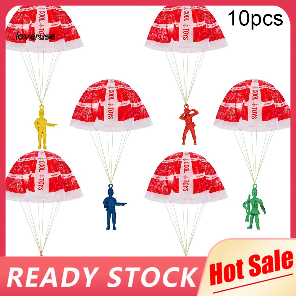 Set 10 Mô Hình Lính Nhảy Dù Đồ Chơi Cho Bé