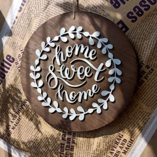 Bảng HOME SWEET HOME treo cửa phòng
