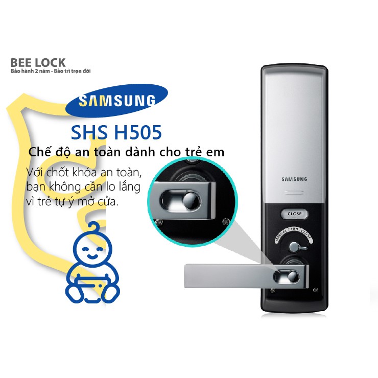 Khoá cửa điện tử Samsung SHS H505