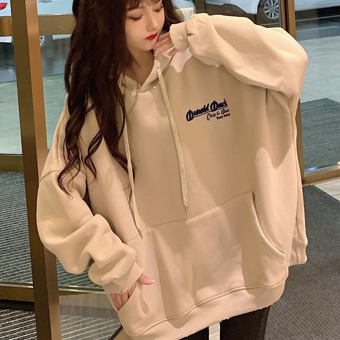 Áo hoodie nữ form rộng, áo nỉ hoodie nữ form rộng có mũ unisex thời trang ulzzang hàn quốc học sinh đi học