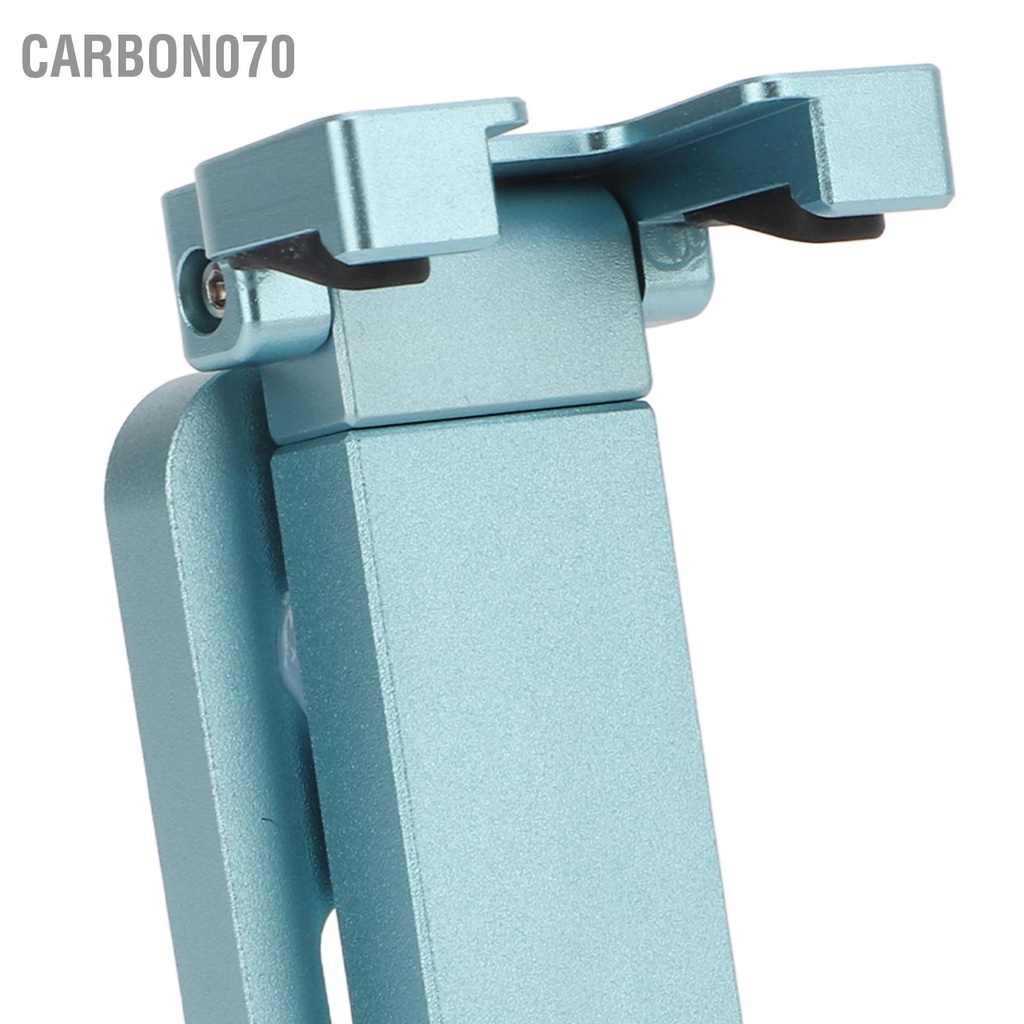 Carbon070 Hợp kim nhôm Giá đỡ điện thoại di động Chân máy xoay 360 ° kẹp với giày lạnh cho thông minh