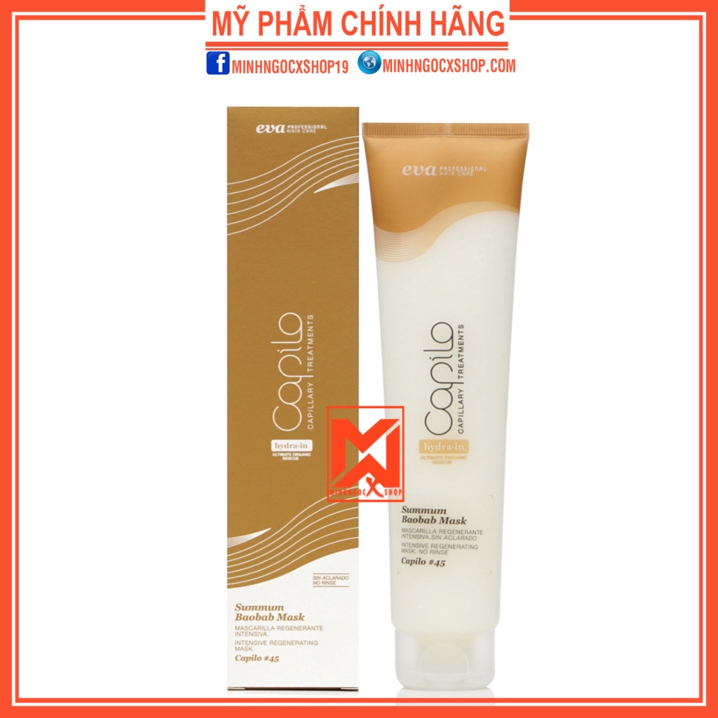 Mặt nạ dưỡng tóc phục hồi hư tổn EVA Capilo Sumsum Baobad Mask 175ml