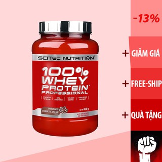 Whey | Whey Protein | Scitec 100% Whey Protein Professional - Sữa Tăng Cơ Không Tăng Mỡ 920g