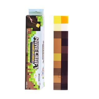 Khối đèn đuốc minecraft phát sáng, đồ chơi dành cho các bé, treo tường, trang trí phòng