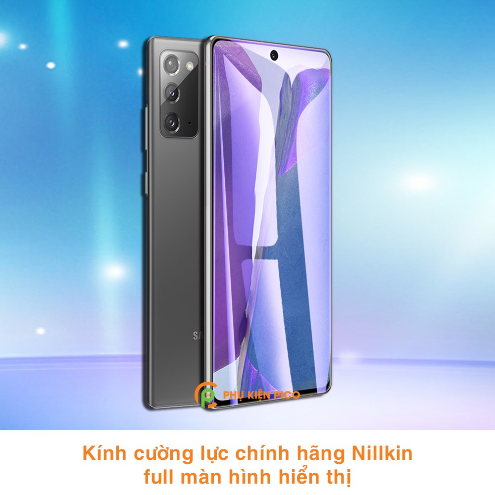 Kính cường lực Samsung Galaxy Note 20 full màn hình hiển thị chính hãng Nillkin Amazing H+ Pro trong suốt