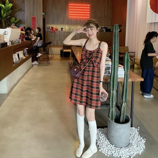 Đầm nữ 2 dây, thắt nơ trước